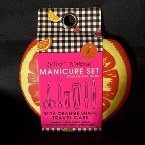 Betsey Johnson Stainless Steel Manicure Set